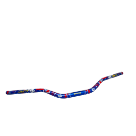 Руль OTOM RACING 28мм графика GEICO, синий